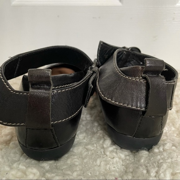 VERA Pelle Khrio Black Leather Mary Jane Style 7.5 - Picture 4 of 8